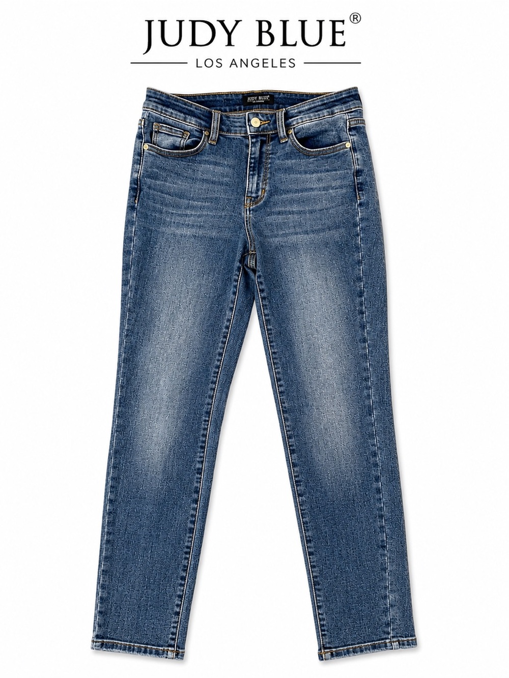 Judy Blue Women's Skinny Jeans - Medium Blue Wash 7/28 Slim Fit